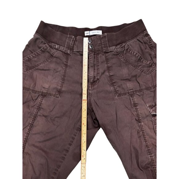 Lee Womens Easy Fit Brown Cargo Shorts Size 10 Cotton/Spandex Blend - Picture 7 of 9
